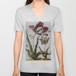  The big tulip Diana and the little widow V Neck T Shirt