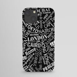 CITIES OF THE WORLD iPhone Case