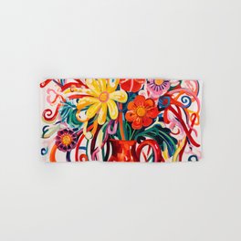 Matisse Inspired Octopus Vase Hand & Bath Towel