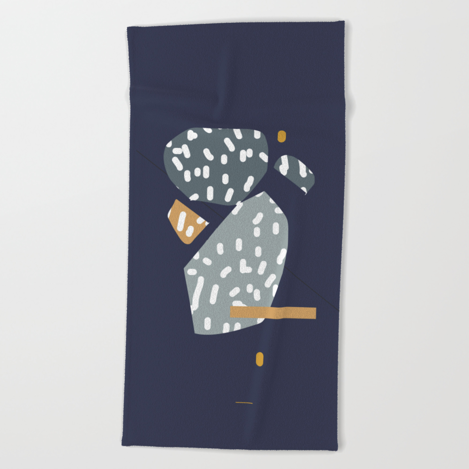Autumn Winter Abstract Pantone Decor Beach Towel By