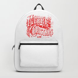 MERRY CHRISTMAS. Backpack