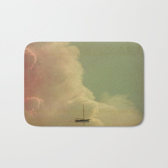 Once Upon a Time a Little Boat Bath Mat
