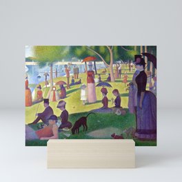 Georges Seurat Sunday Afternoon on the Island of La Grande Jatte Mini Art Print
