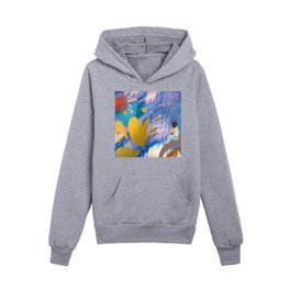 An abstract day Kids Pullover Hoodies