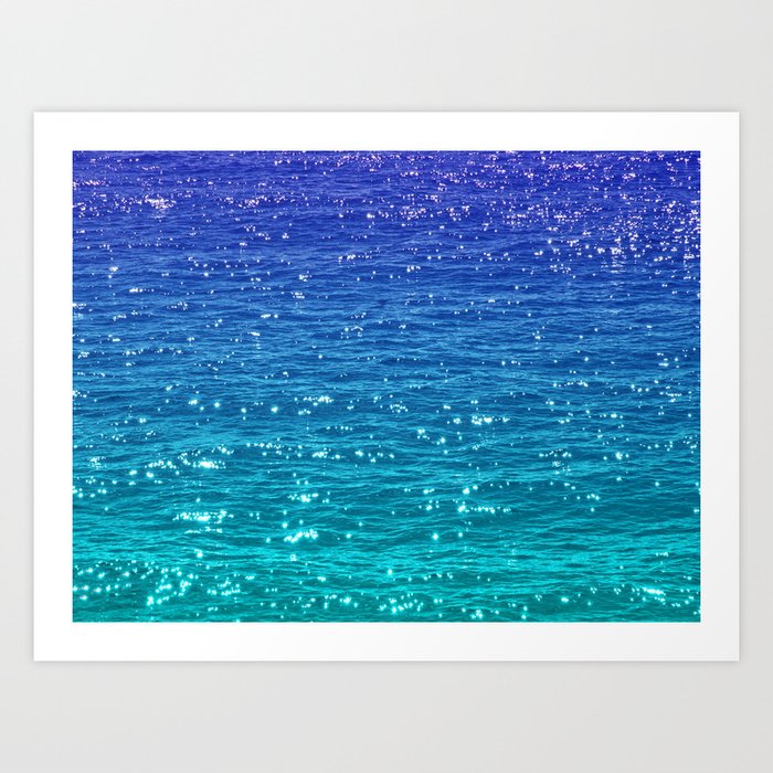 SEA SPARKLE Art Print