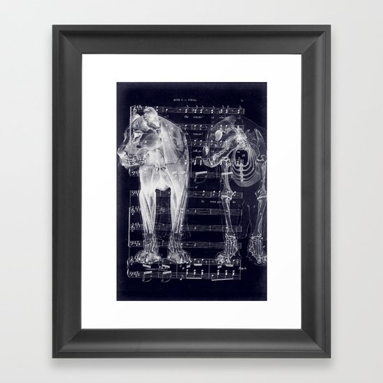 Roar X-Ray Framed Art Print