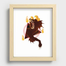 Summon a dragon  Recessed Framed Print