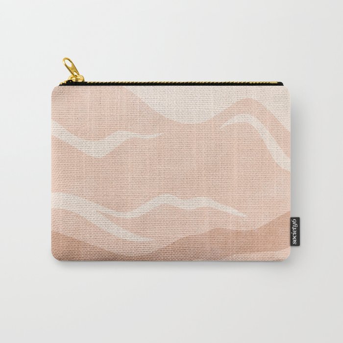 Blush Mountain Abstract Carry-All Pouch by Miss Belle Boutique | Society6