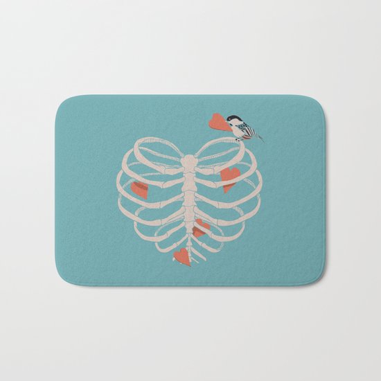 The Heart Collector Bath Mat