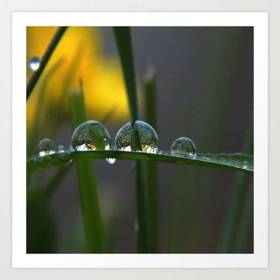 GREEN ART Art Print