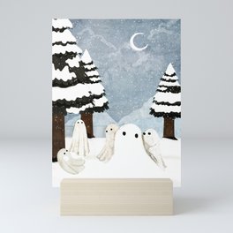 Snow Ghost Mini Art Print