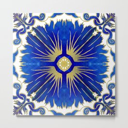 Azulejos - Portuguese Tiles Metal Print