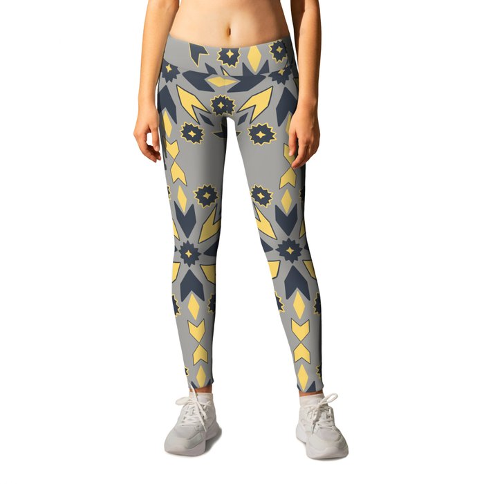 Mandala Tile Geometric Arrows Leggings