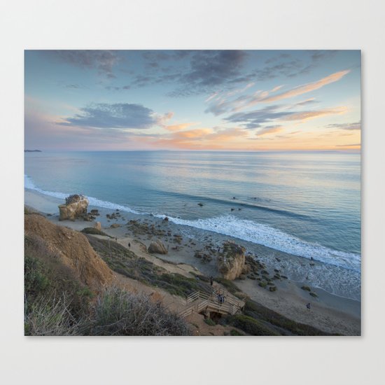 Ocean View from the Beach Canvas Print