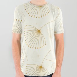 Cute Minimal Wild flower pattern All Over Graphic Tee