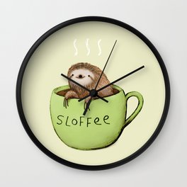Sloffee Wall Clock