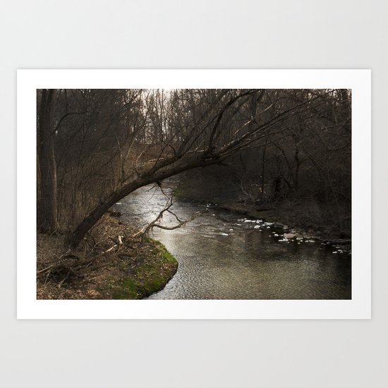 River Bend, Brookston, IN Art Print