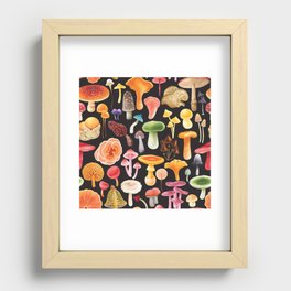 He's Such a Fungi - Mushroom Collection Recessed Framed Print