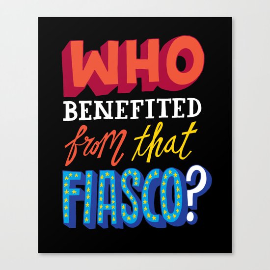 This Fiasco Canvas Print