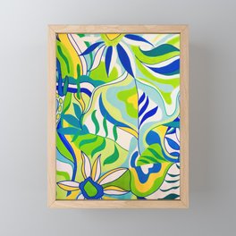 Jungle Floral Framed Mini Art Print