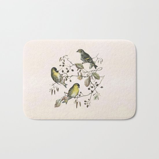 Springtime is lovetime Bath Mat