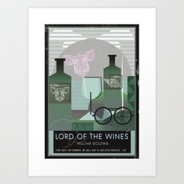 Lord of the Wines (Black Beast Edition). Art Print