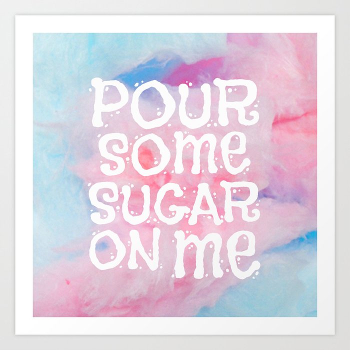 Cotton Candy Sugar Pinks Aesthetic Quotes Candy Shop Decor