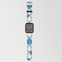 mermaid skin pattern, mermaid blue skin, mermaid case vintage Apple Watch Band