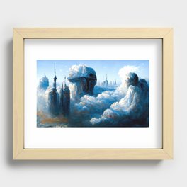 Heavenly City Recessed Framed Print