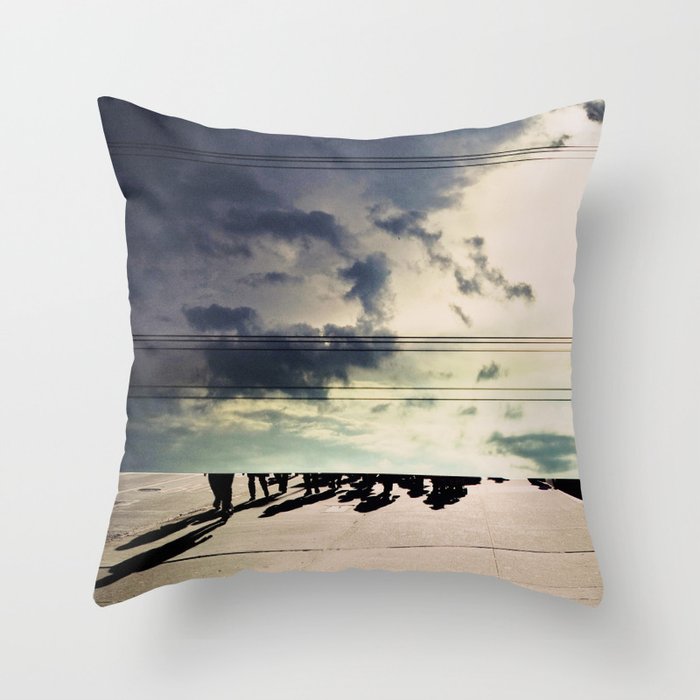 UP AND DOWN Throw Pillow