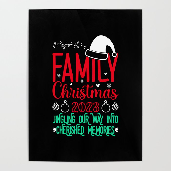 Christmas 2023 Family Matching Squad Poster