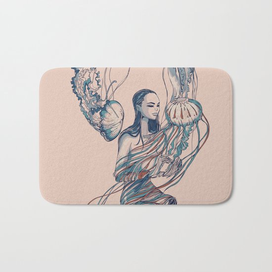Jellyfish Bath Mat