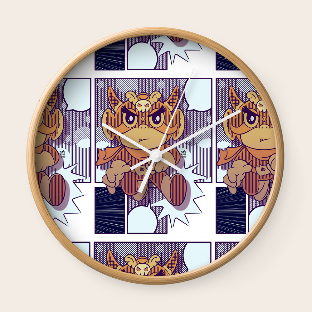 Devil Boy Wall Clock By Maechiterritories Society6