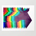 a unicorn among us art print by thatssounicorny society6