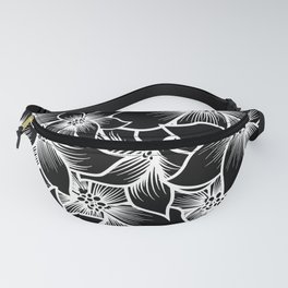  black orchid flowers Fanny Pack