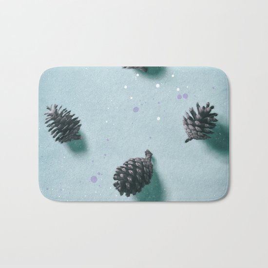 smell of pine forest Bath Mat
