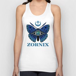 Zornix dark slim logo Tank Top