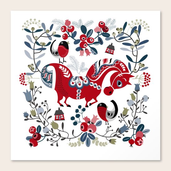 Dala Horse Canvas Print