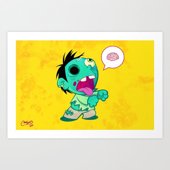 zombie Art Print