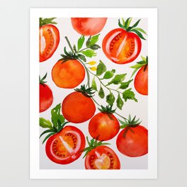 Tomato Garden  Art Print