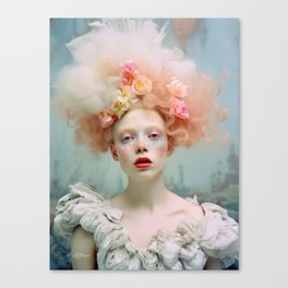 LeBlanche 113 Hair and Flowers Canvas Print
