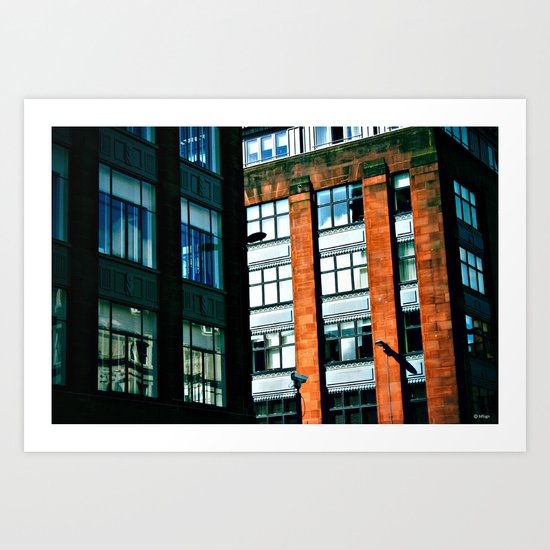 Glasgow Art Print