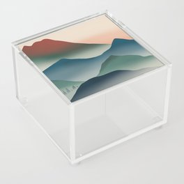The volcanic mountain range Acrylic Box