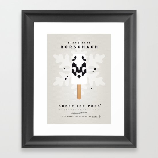My SUPER ICE POP- No01 Framed Art Print