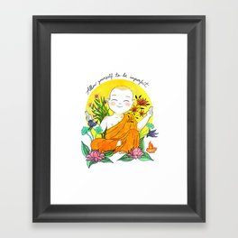 The Buddhist Monk Framed Art Print