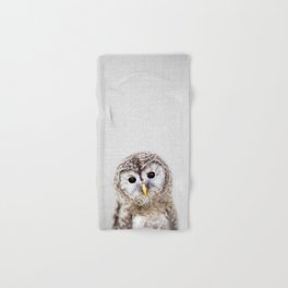 Baby Owl - Colorful Hand & Bath Towel