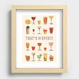 That's the Spirit Recessed Framed Print