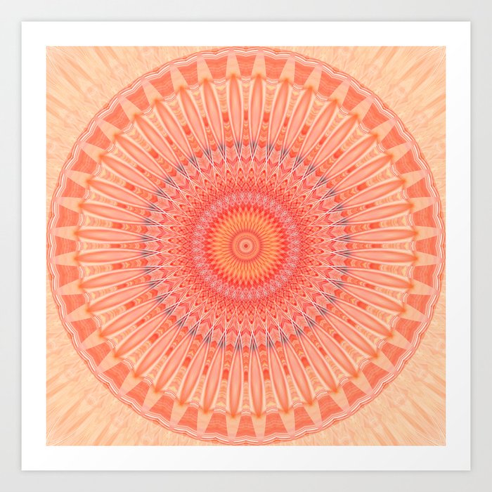 Mandala mental health Art Print