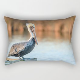 Lonesome Pelican Rectangular Pillow