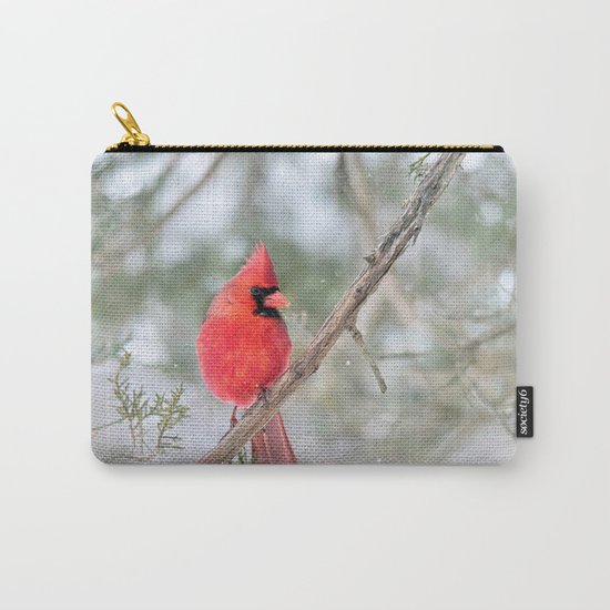 Winter's End Cardinal Carry-All Pouch